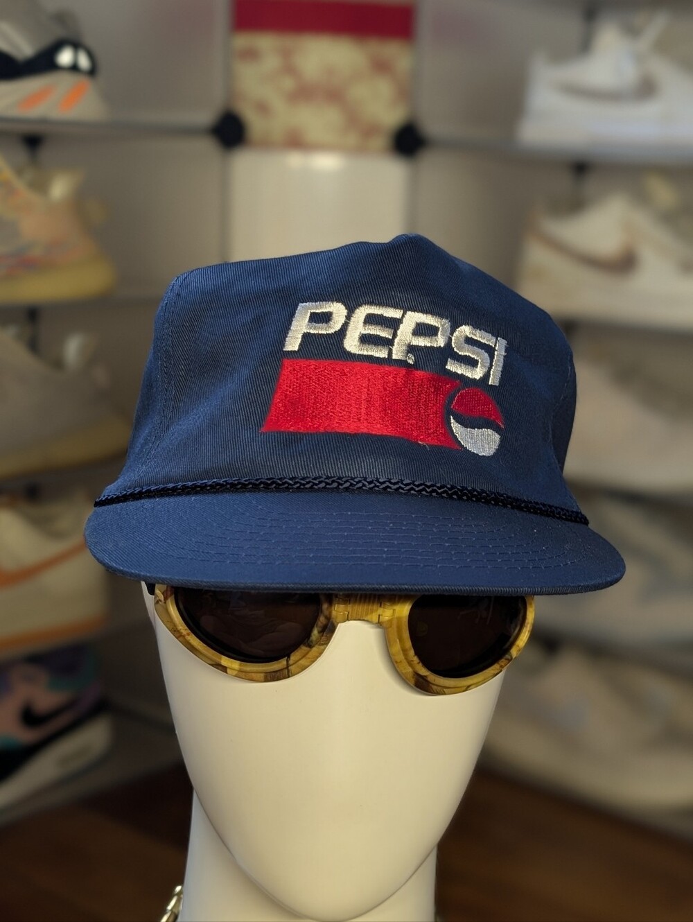 Pepsi Vintage Snapback Hat (OS)